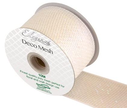 Eleganza Deco Mesh Iridescent 63mm x 10m No.42 - Organza / Fabric